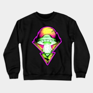 All Seeing UFO (Color) Crewneck Sweatshirt